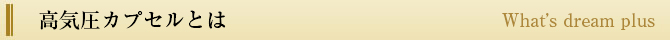 高気圧リラクゼーションカプセルとは